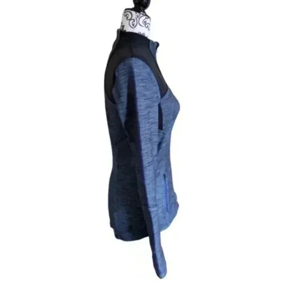 Lululemon Forme  Jacket Reversible Slub Denim Limitless Blue 11/2012 Women's 6 - Picture 6 of 14